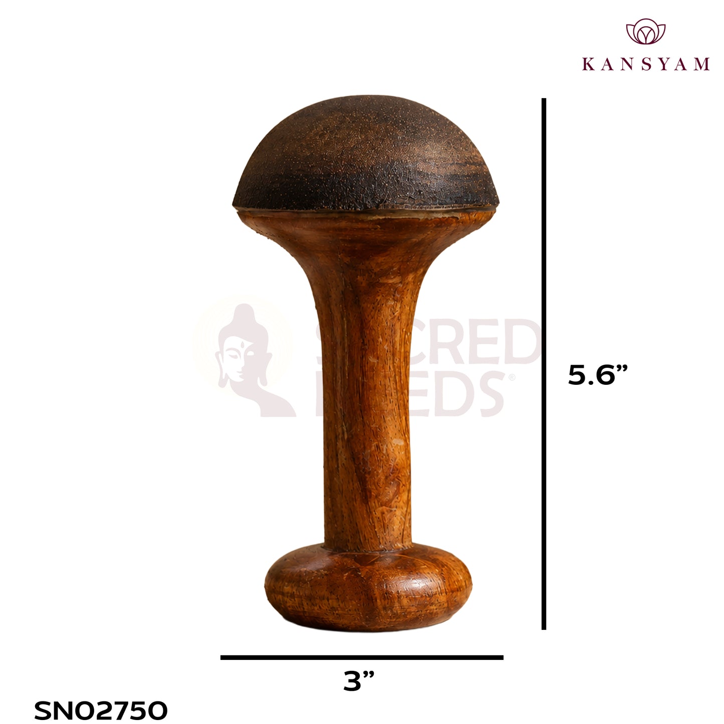 Sacred Needs Bronze Long Massager – 5.6 Inch (14.2 cm) Height | Traditional Bronze Acupressure Massage Tool for Hand, Foot & Body Relaxation