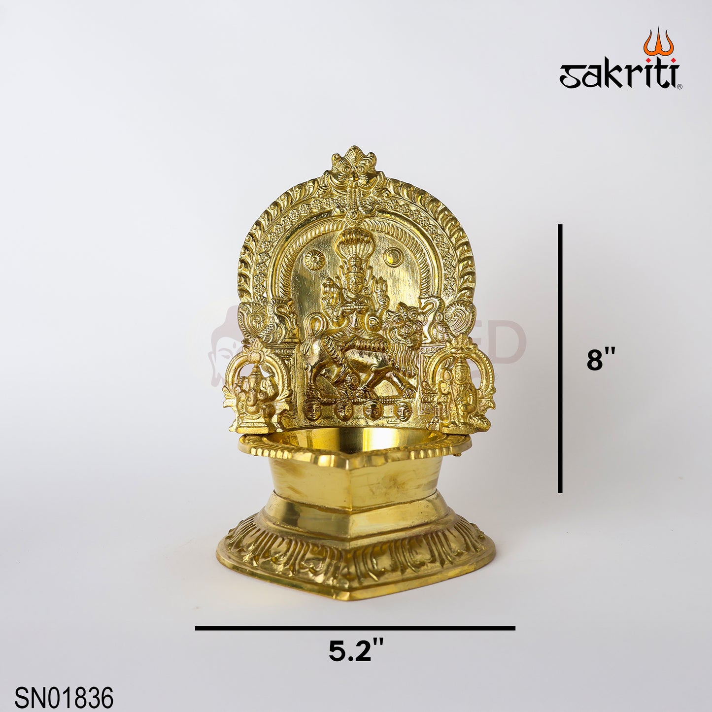 BRASS AISHWARYA ANGALAMMAN VILAKKU