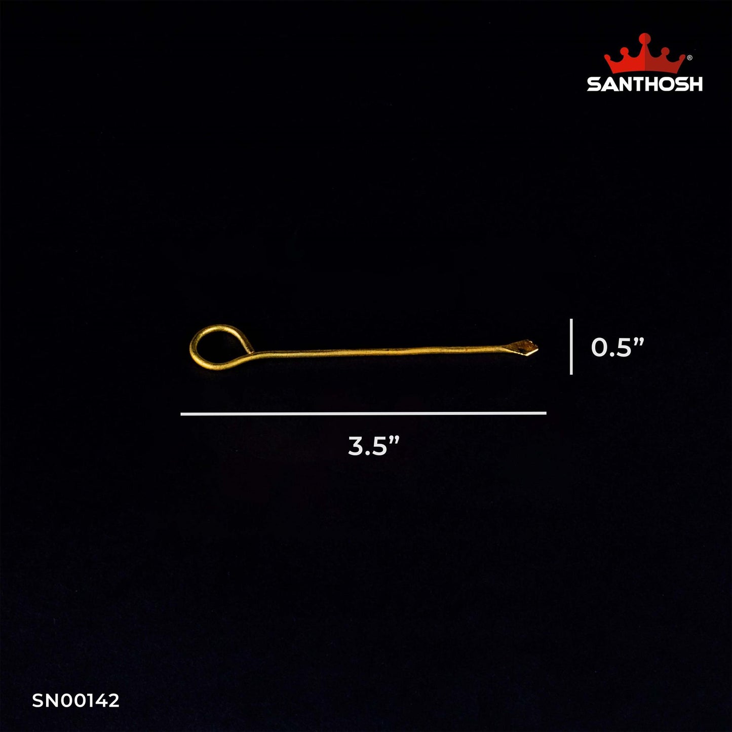 Brass Thiri Thundal | Traditional Wicks Holder for Oil Lamps – Must-Have Pooja Accessory for Daily Worship