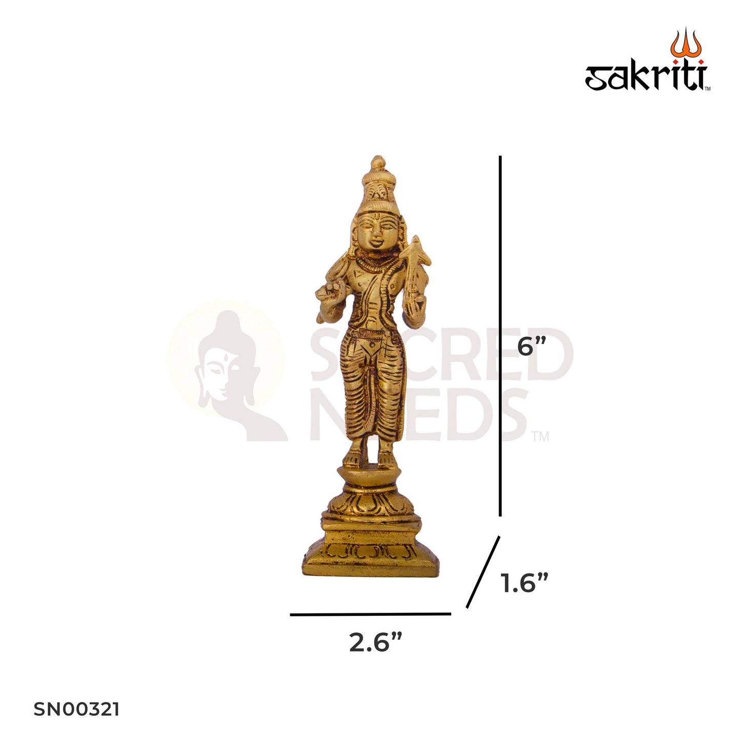 Brass Dasavatharam Set – 10 Pieces | Miniature Brass Idols of Vishnu’s 10 Avatars for Display & Golu