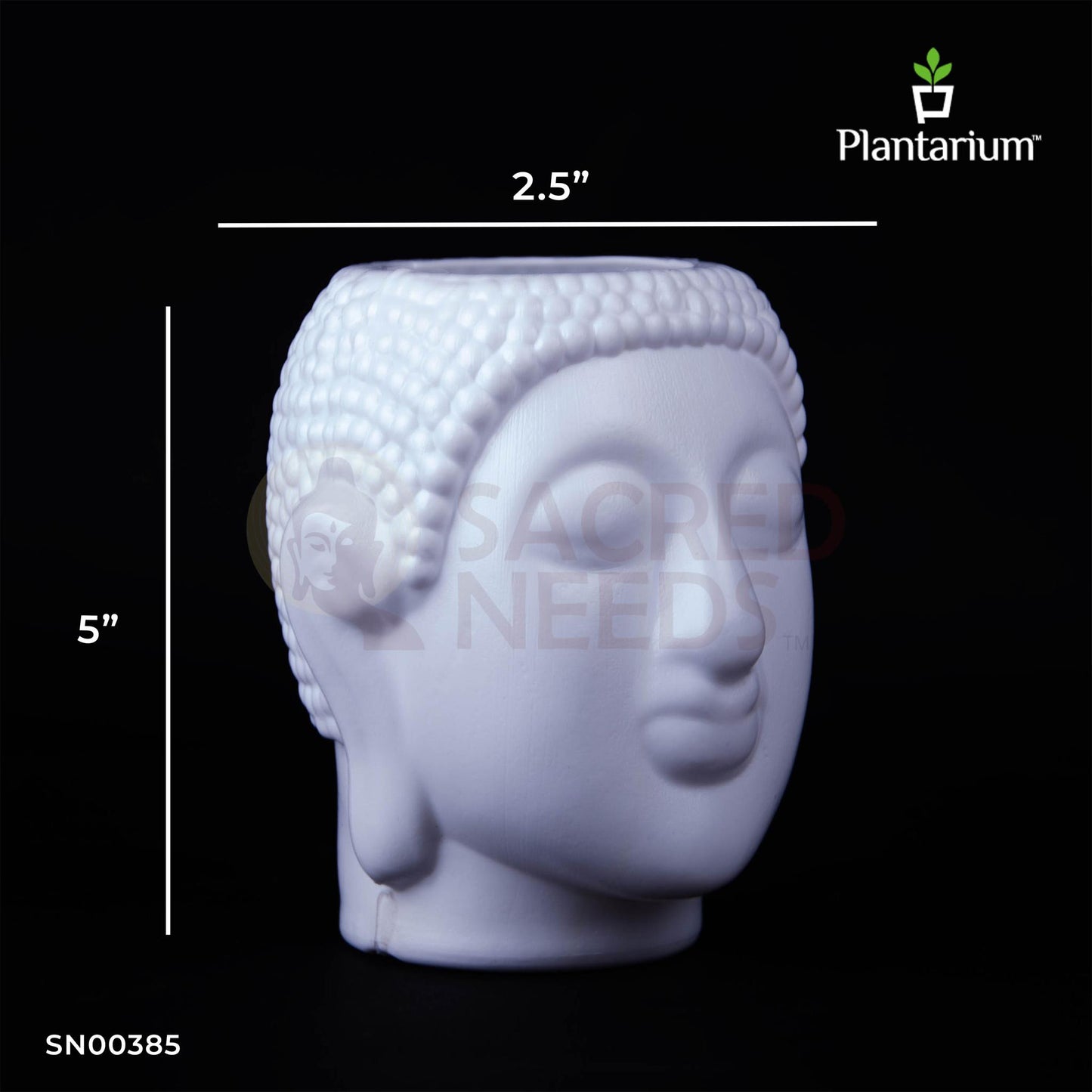 PVC 2799 Buddha Pot – Decorative Pot for Indoor & Outdoor Gardening with Buddha Design