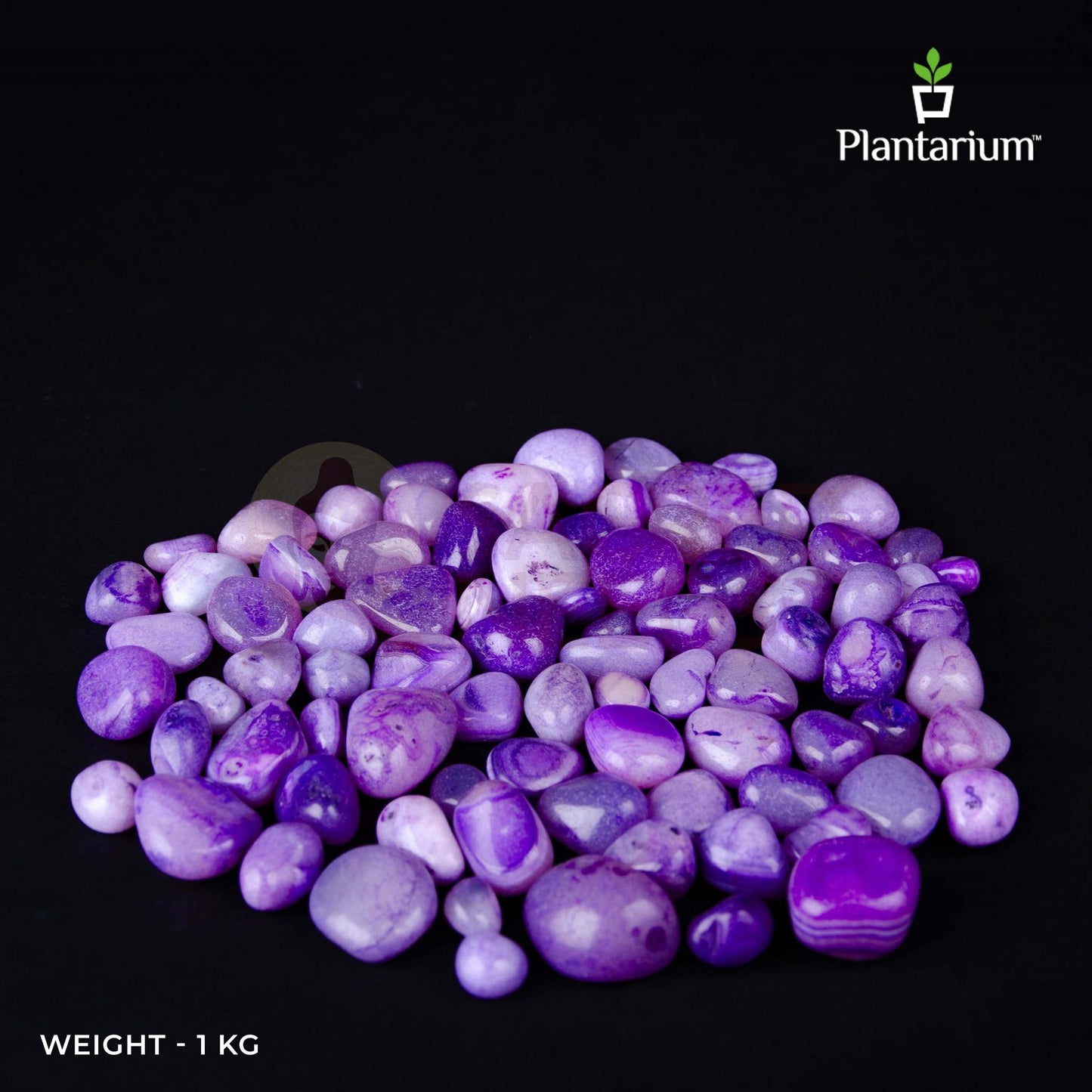 Lavender Pebbles | Colored Decorative Pebbles for Landscaping, Vases & Meditation Decor