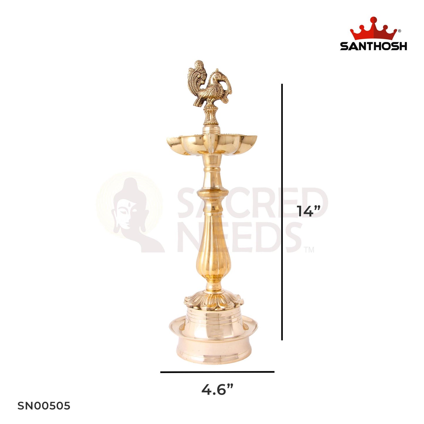 BRASS ARJUN PORAI VILAKKU