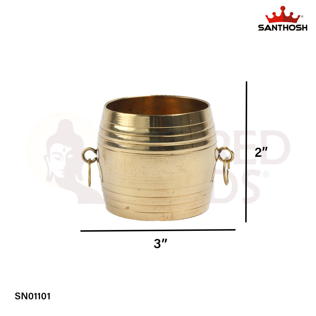 Brass Para – 2 Inch Brass Kalash Pot for Pooja and Auspicious Events