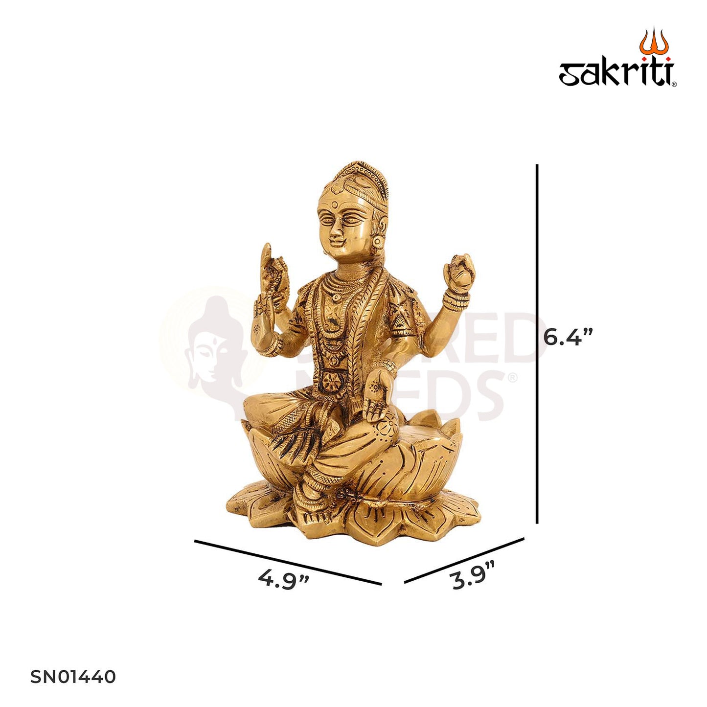 Brass Balambika Devi Idol – 6.4 Inch Child Goddess Figurine