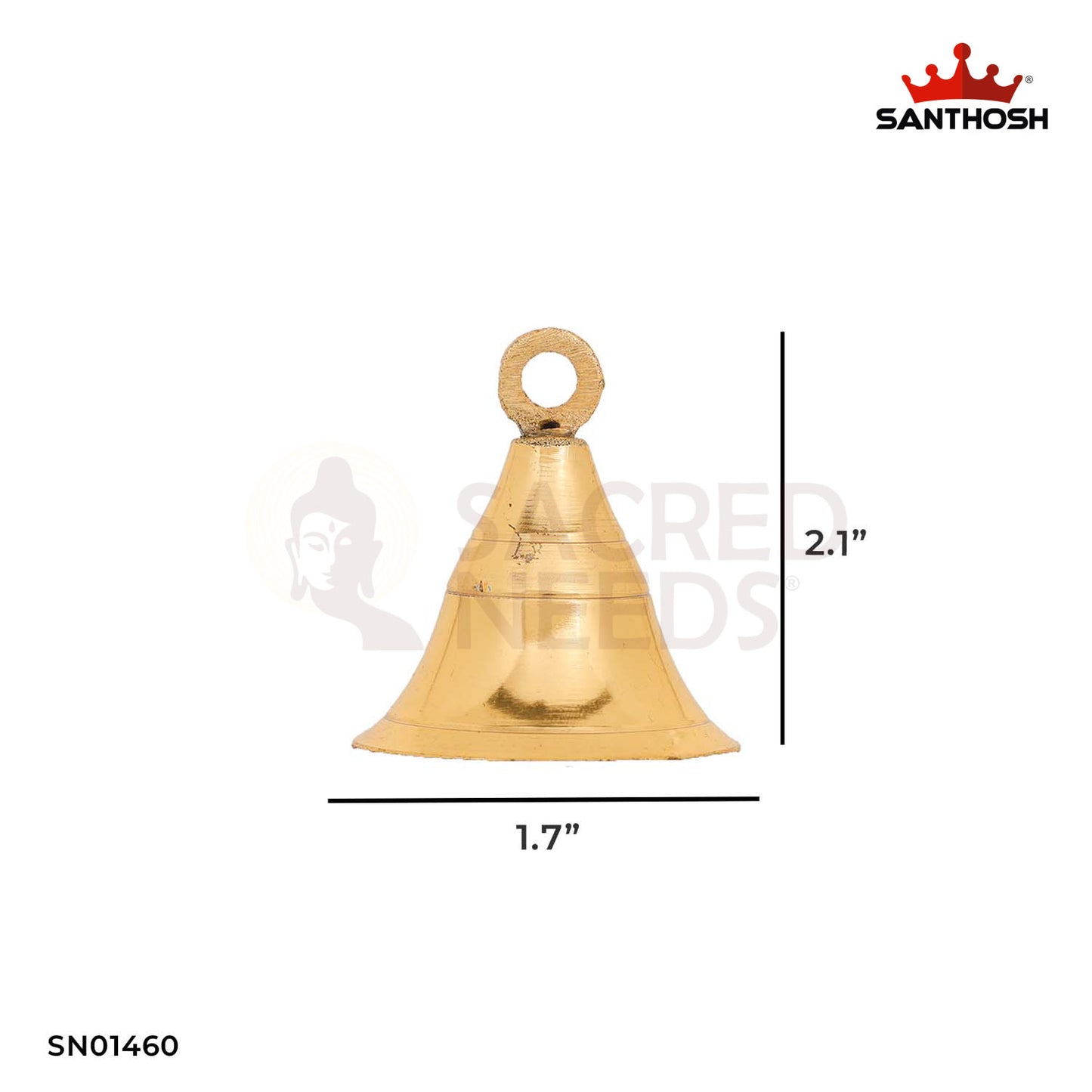 Brass GP Door Bell – 2.1 Inch Entryway Bell