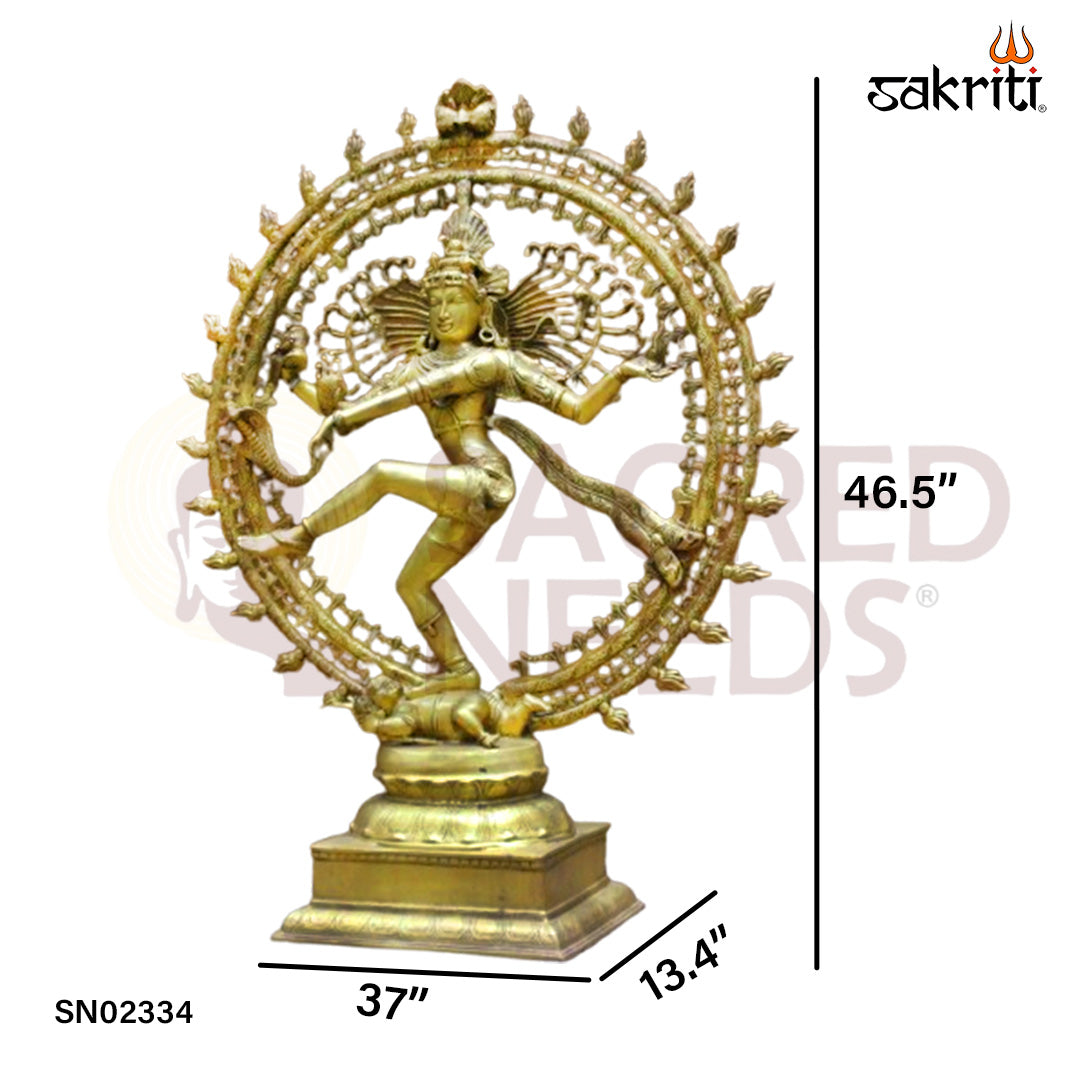 BRASS NATRAJAR
