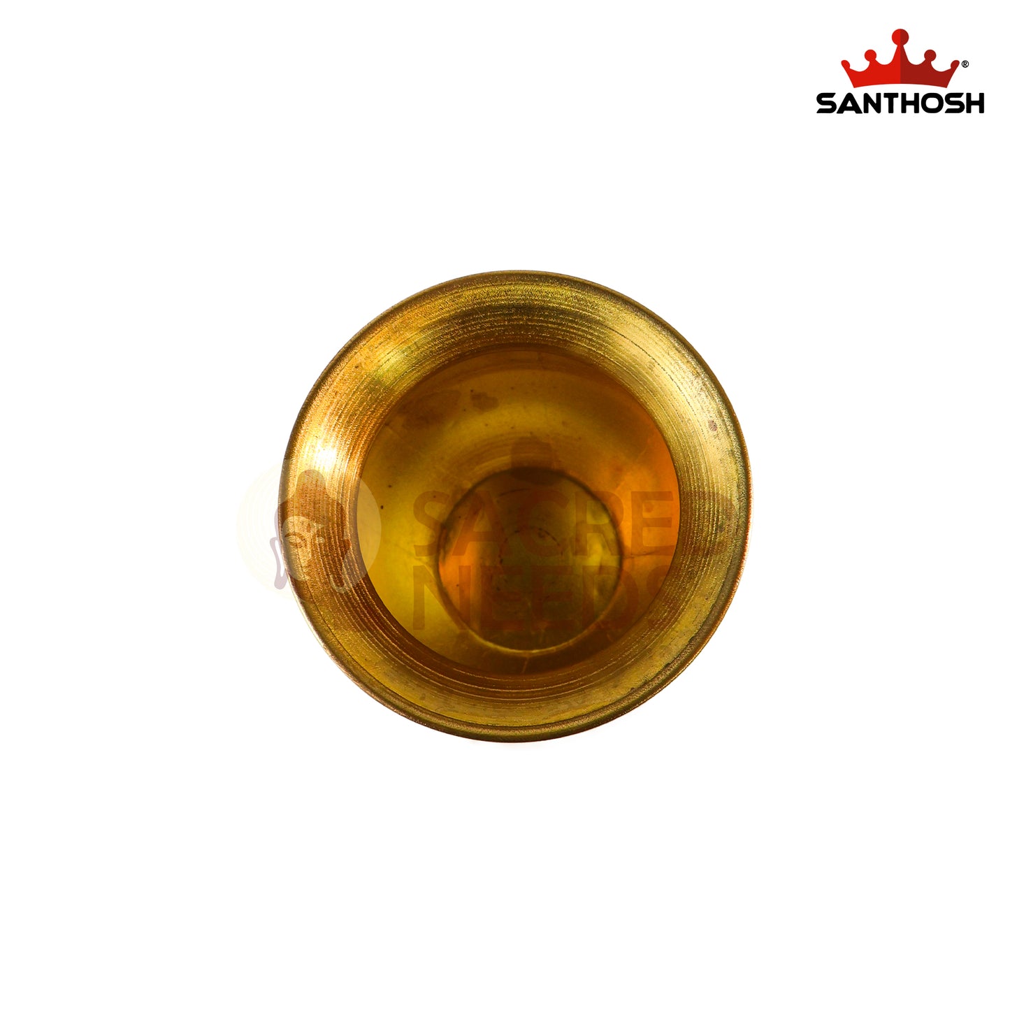 Brass Kavadi Chambu – 3.4 Inch Length | Traditional Brass Pot for Pooja, Abhishekam & Temple Rituals