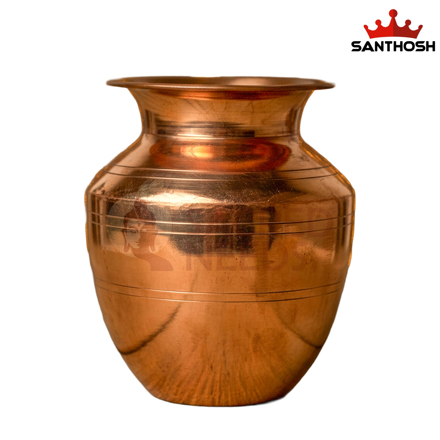 Copper Vaishnav / Iyengar Chambu – 4.6 Inch Length | Traditional Copper Pot for Pooja, Abhishekam & Temple Rituals