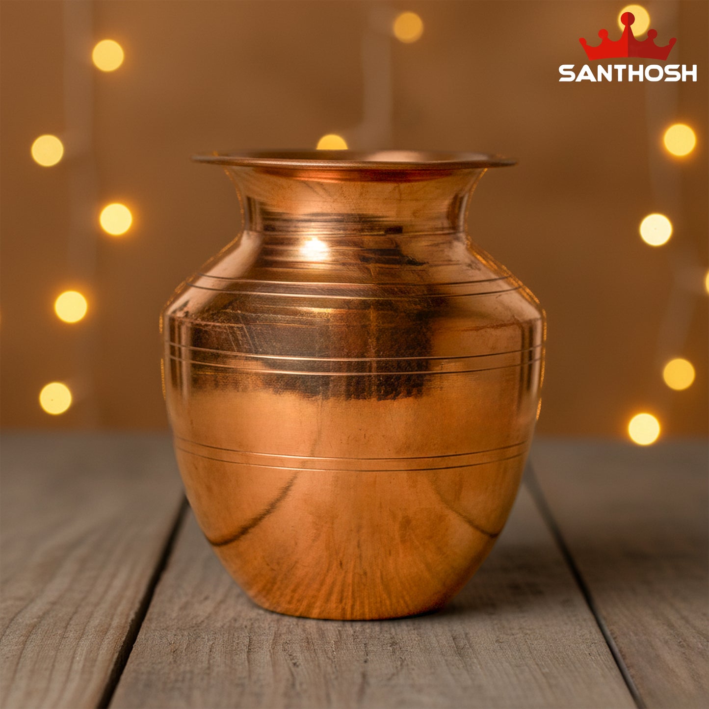 Copper Vaishnav / Iyengar Chambu – 4.6 Inch Length | Traditional Copper Pot for Pooja, Abhishekam & Temple Rituals