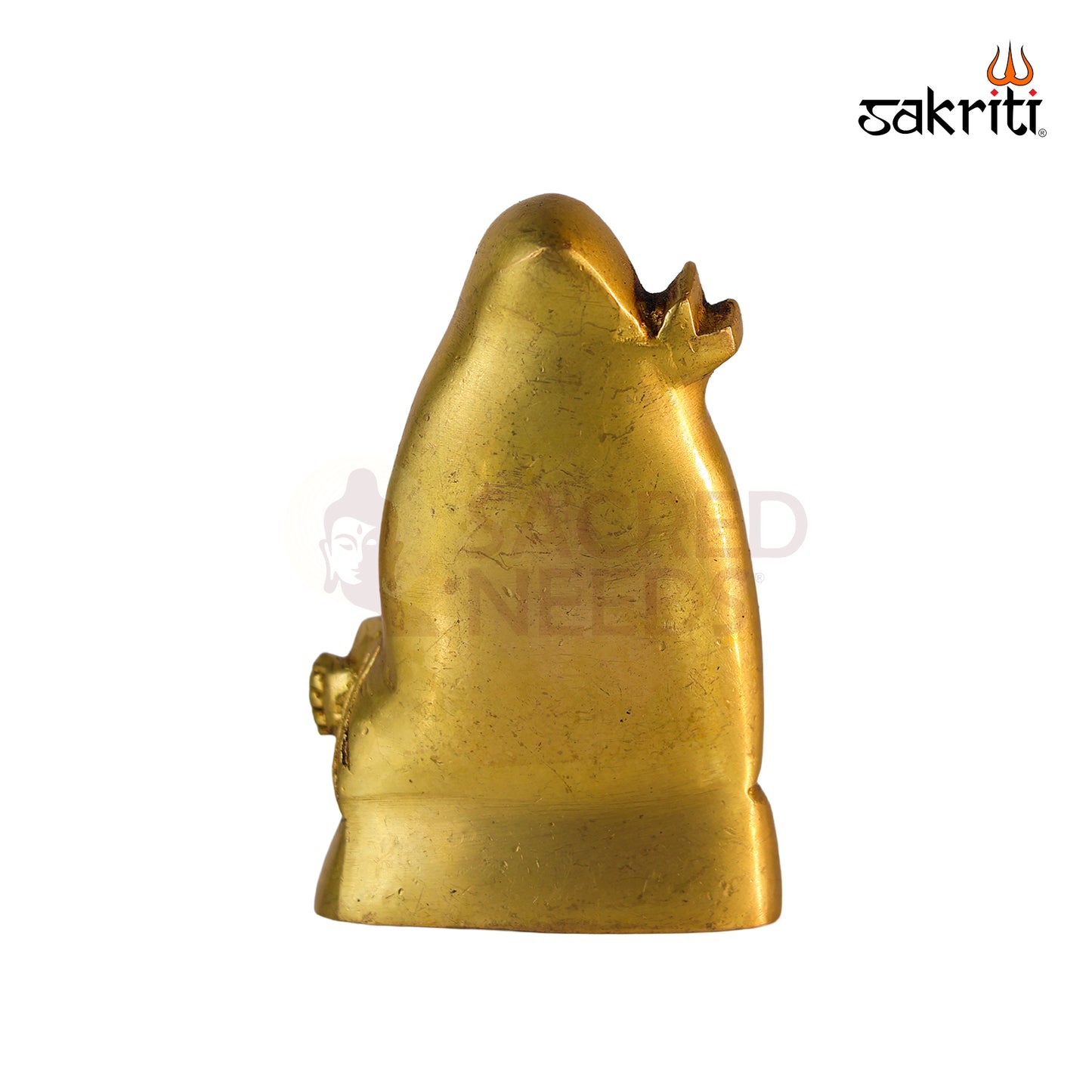 Brass Adi Shankaracharya Idol – 1.9 Inch Length | Miniature Brass Statue for Pooja, Meditation & Home Décor