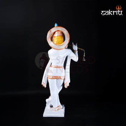 Sacred Needs Marble Dust Radha Krishna Set – 26 Inch (66 cm) Height | Large Radha Krishna Idol for Temple, Pooja Room & Home Décor