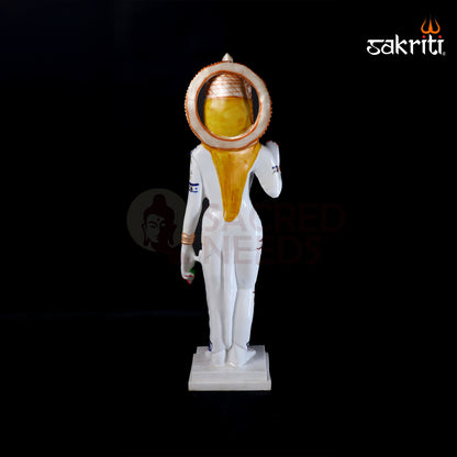 Sacred Needs Marble Dust Radha Krishna Set – 26 Inch (66 cm) Height | Large Radha Krishna Idol for Temple, Pooja Room & Home Décor