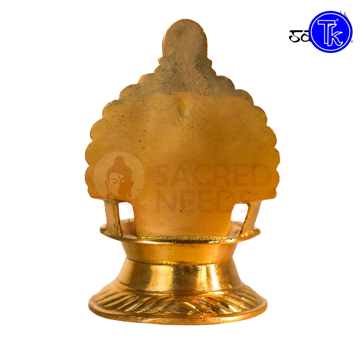 Brass Matha Vilakku – 3 Inch Length | Traditional Brass Oil Lamp for Pooja, Temple & Home Décor