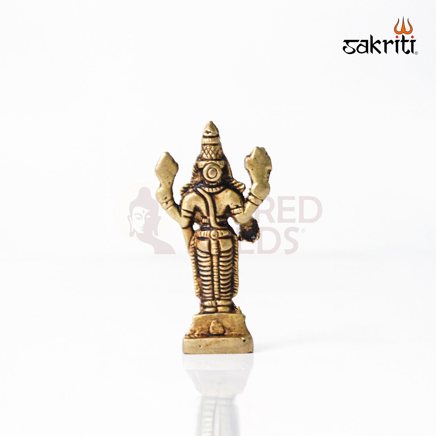 Brass Balaji – 3 Inch Height | Lord Venkateswara Idol for Pooja Room, Temple & Home Decor