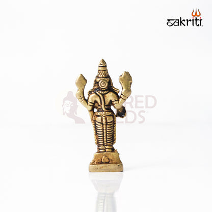 Brass Balaji – 3 Inch Height | Lord Venkateswara Idol for Pooja Room, Temple & Home Decor