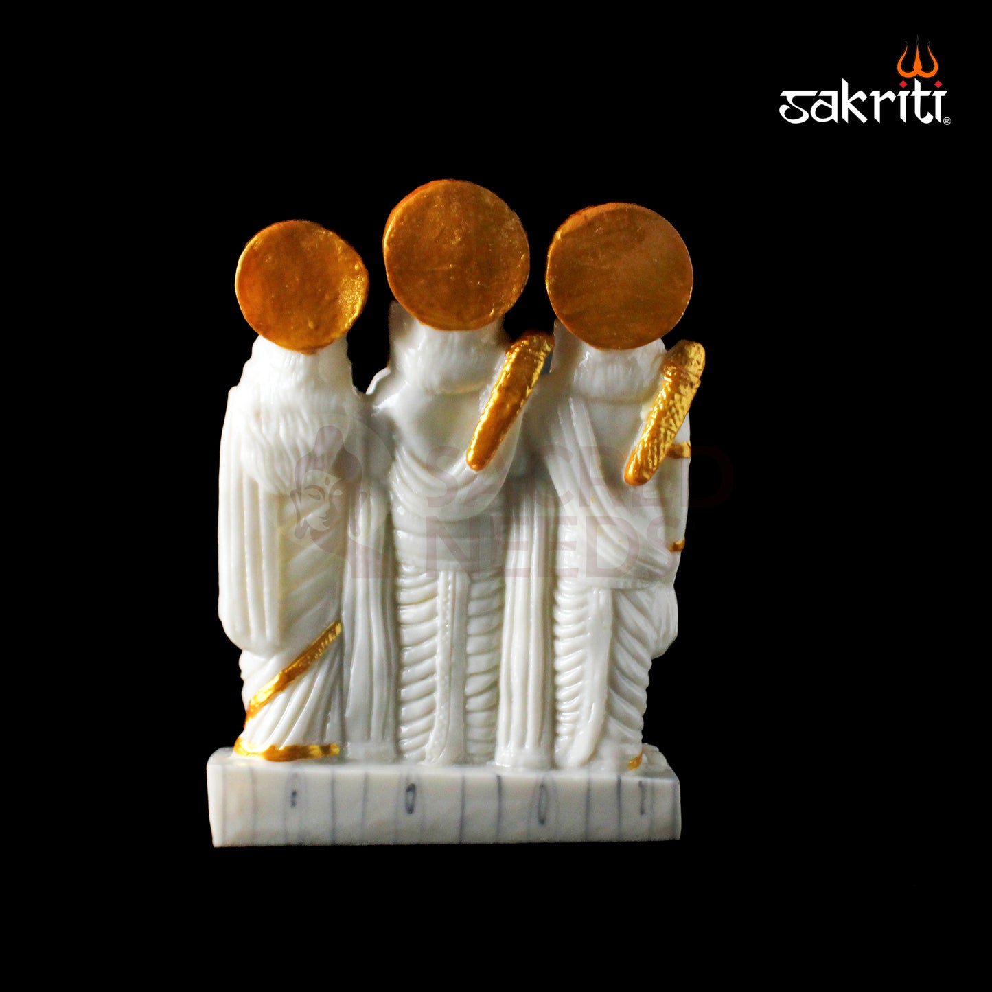 Marble Dust Ram Darbar – 8.4 Inch Height | Ram Darbar Idol Figurine for Temple & Spiritual Decor