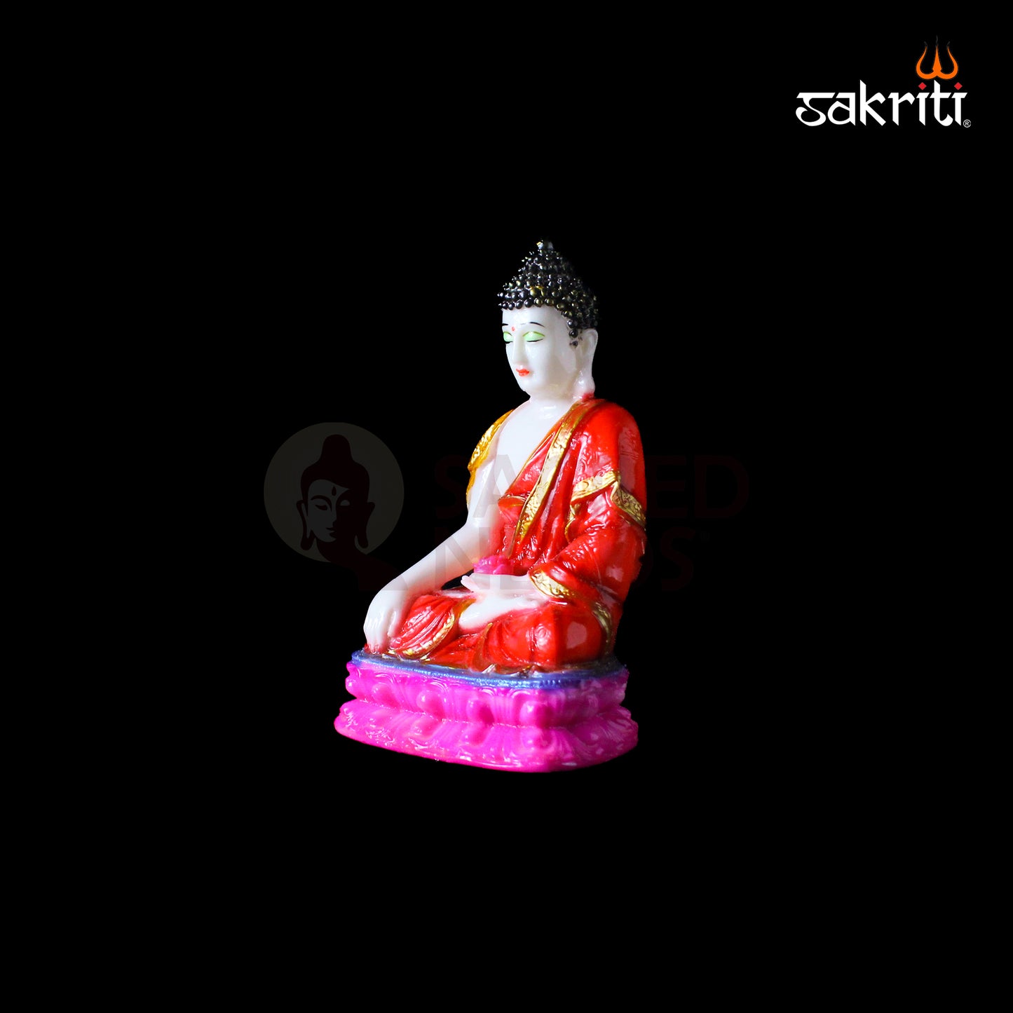 Marble Dust Sleeping Buddha – 6.8 Inch Height | Reclining Buddha Statue for Meditation & Home Decor