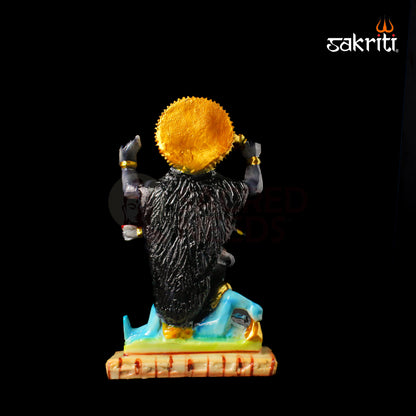Marble Dust Kali Mata Idol – 8.5 Inch Height | Temple & Home Pooja Room Decor