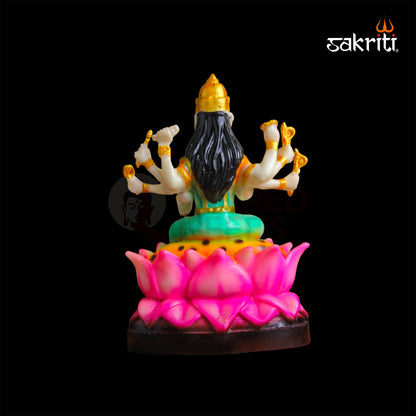 Marble Dust Varahi Amman Idol – 8 Inch Powerful Goddess Varahi Statue for Pooja & Home Decor