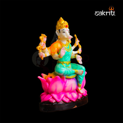 Marble Dust Varahi Amman Idol – 8 Inch Powerful Goddess Varahi Statue for Pooja & Home Decor