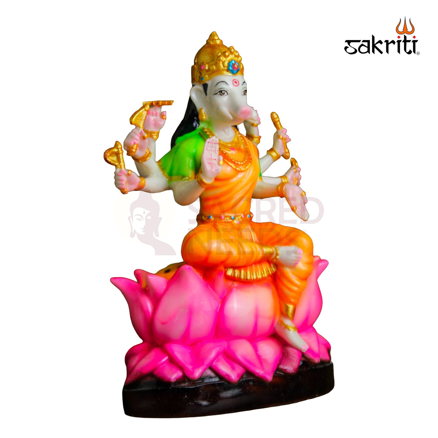 Marble Dust Varahi Amman – 12.7 Inch Majestic Goddess Varahi Statue for Temple & Home