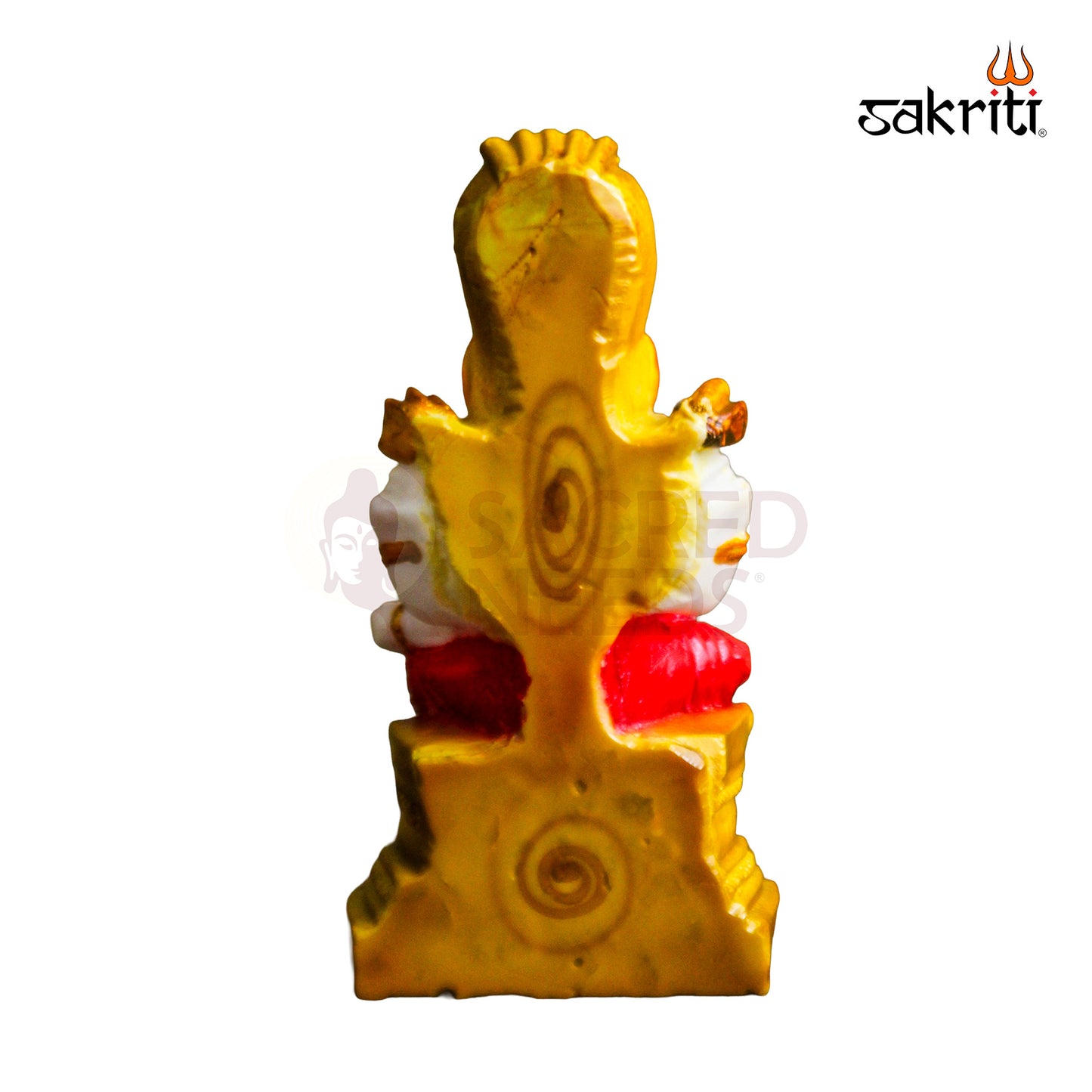 Marble Dust Karumari Amman – 7.1 Inch Goddess Statue for Pooja Room & Home Décor