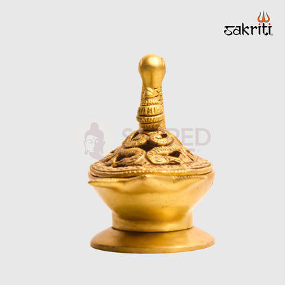 Brass Annam Dhoopkal – 4.7 Inch | Traditional Sambrani Holder for Temple Use