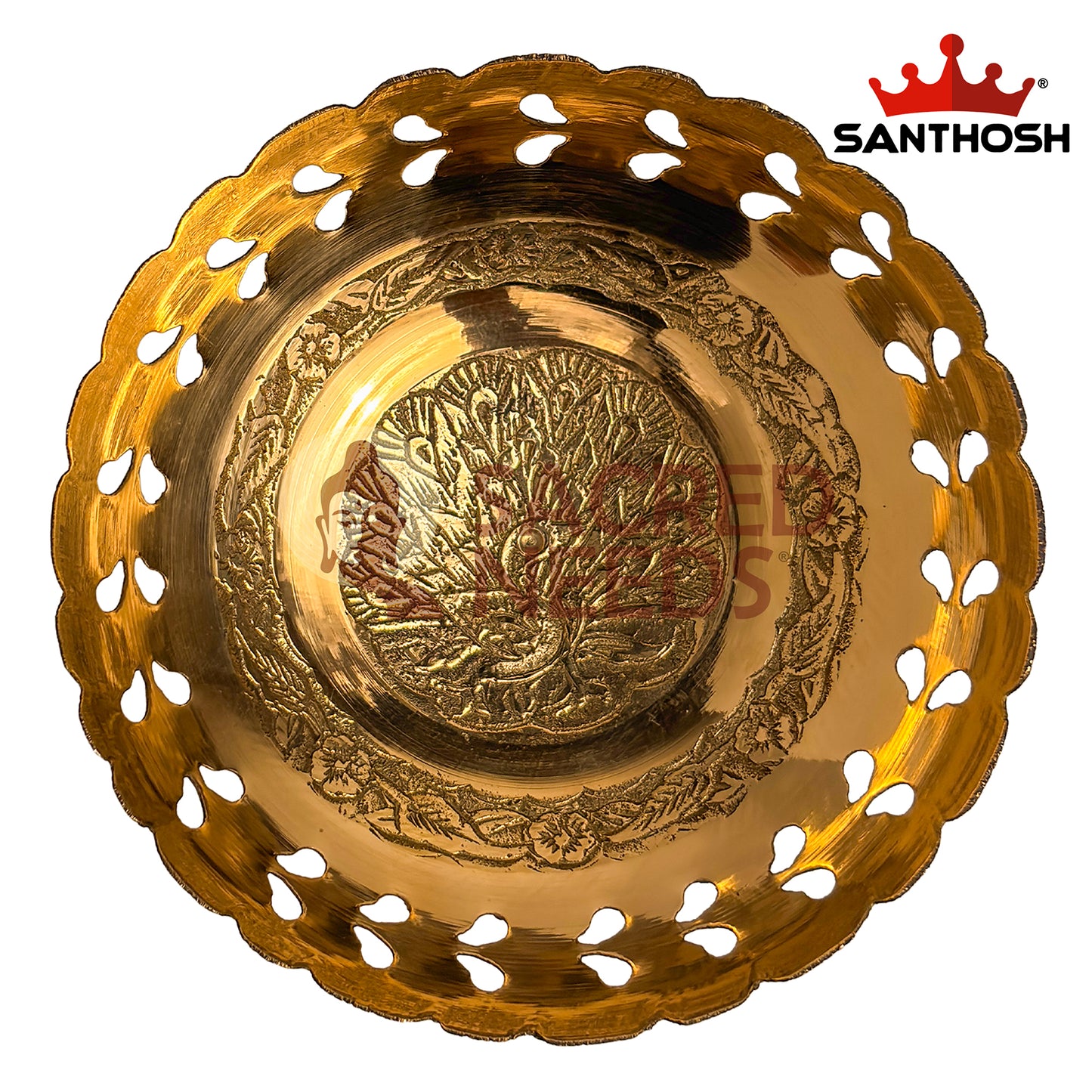 Brass Cut Bowl – 1.8 Inch | Handcrafted Decorative Bowl for Pooja & Decor