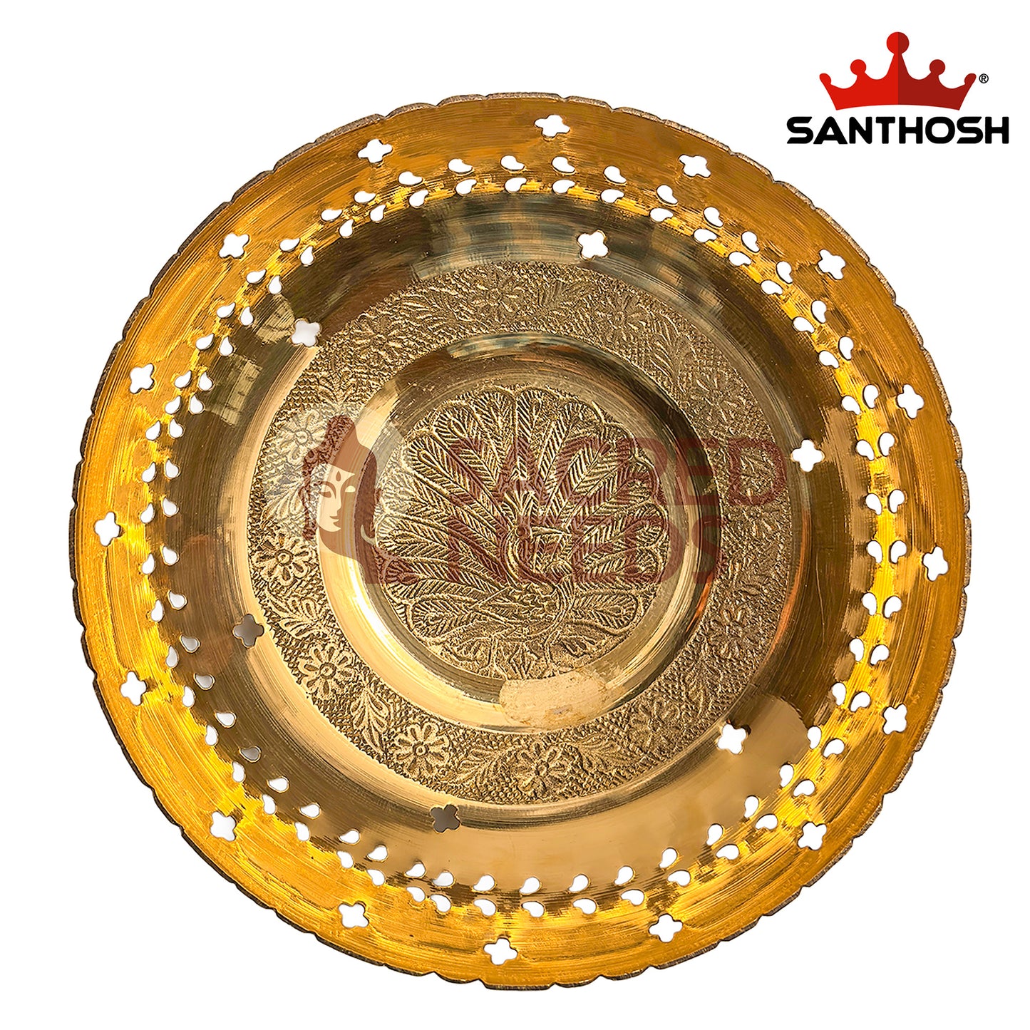 Brass Cut Bowl – 2.9 Inch | Premium Brass Serving & Decorative Bowl