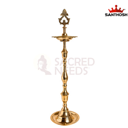 Brass Box Kuthu Vilakku – 23 Inch | Heavy Traditional Brass Deepam for Pooja Room