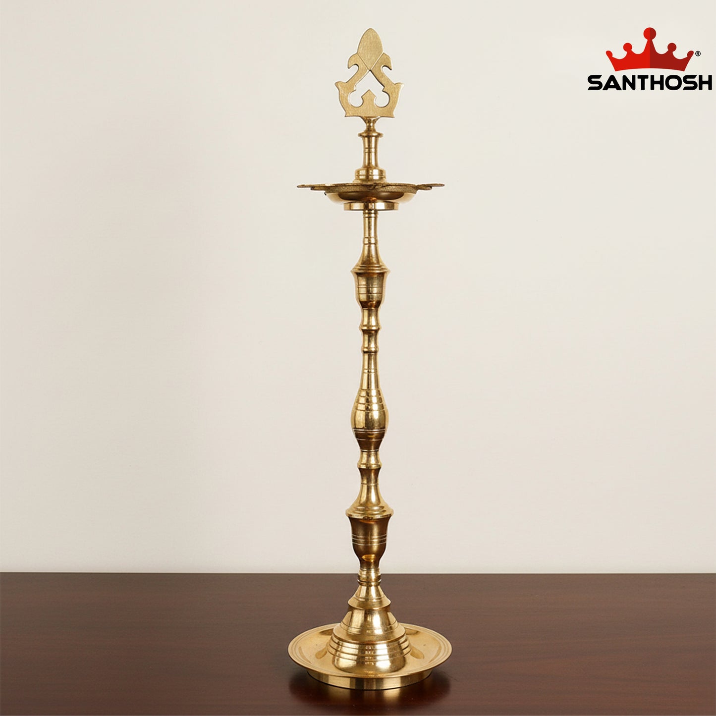 Brass Box Kuthu Vilakku – 23 Inch | Heavy Traditional Brass Deepam for Pooja Room