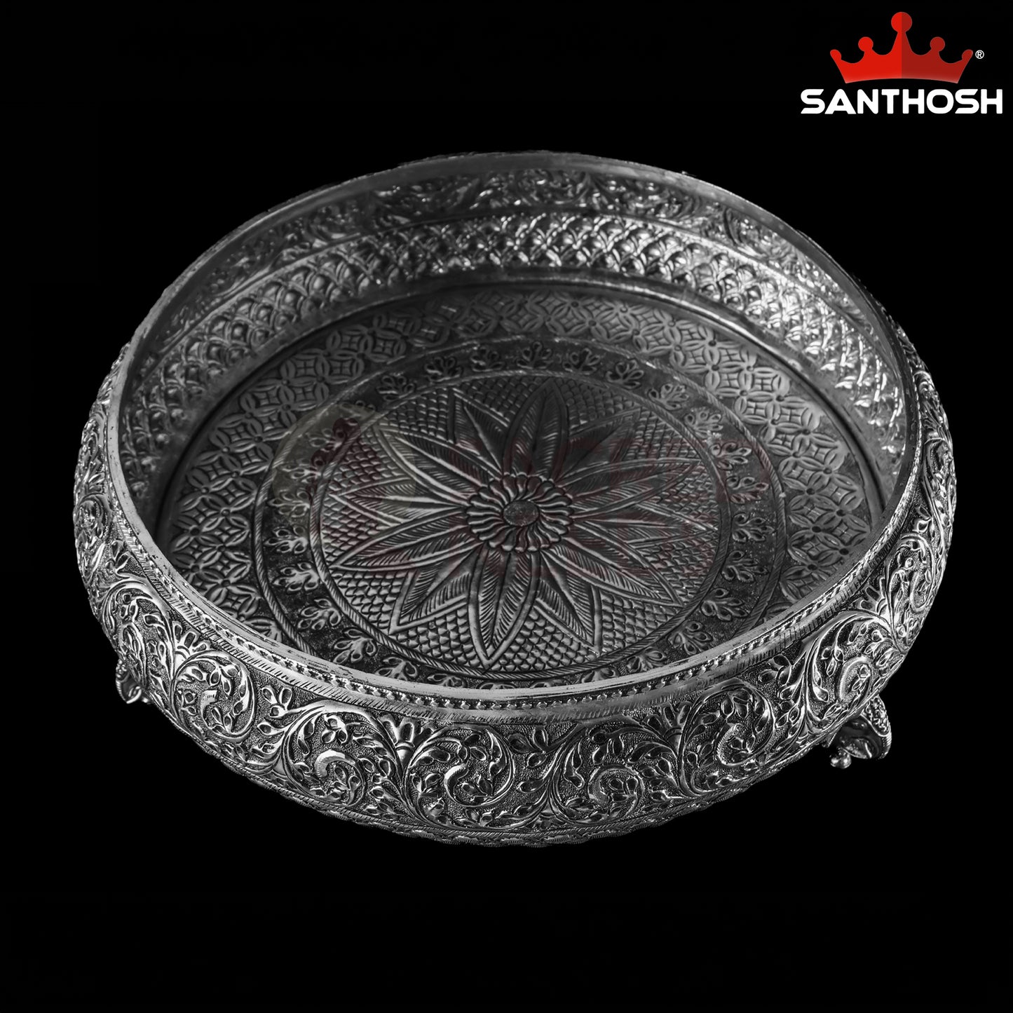 Sacred Needs Copper Elephant Urli – 5 Inch (12.7 cm) Height | Decorative Urli Bowl with Elephant Design for Home & Festive Décor