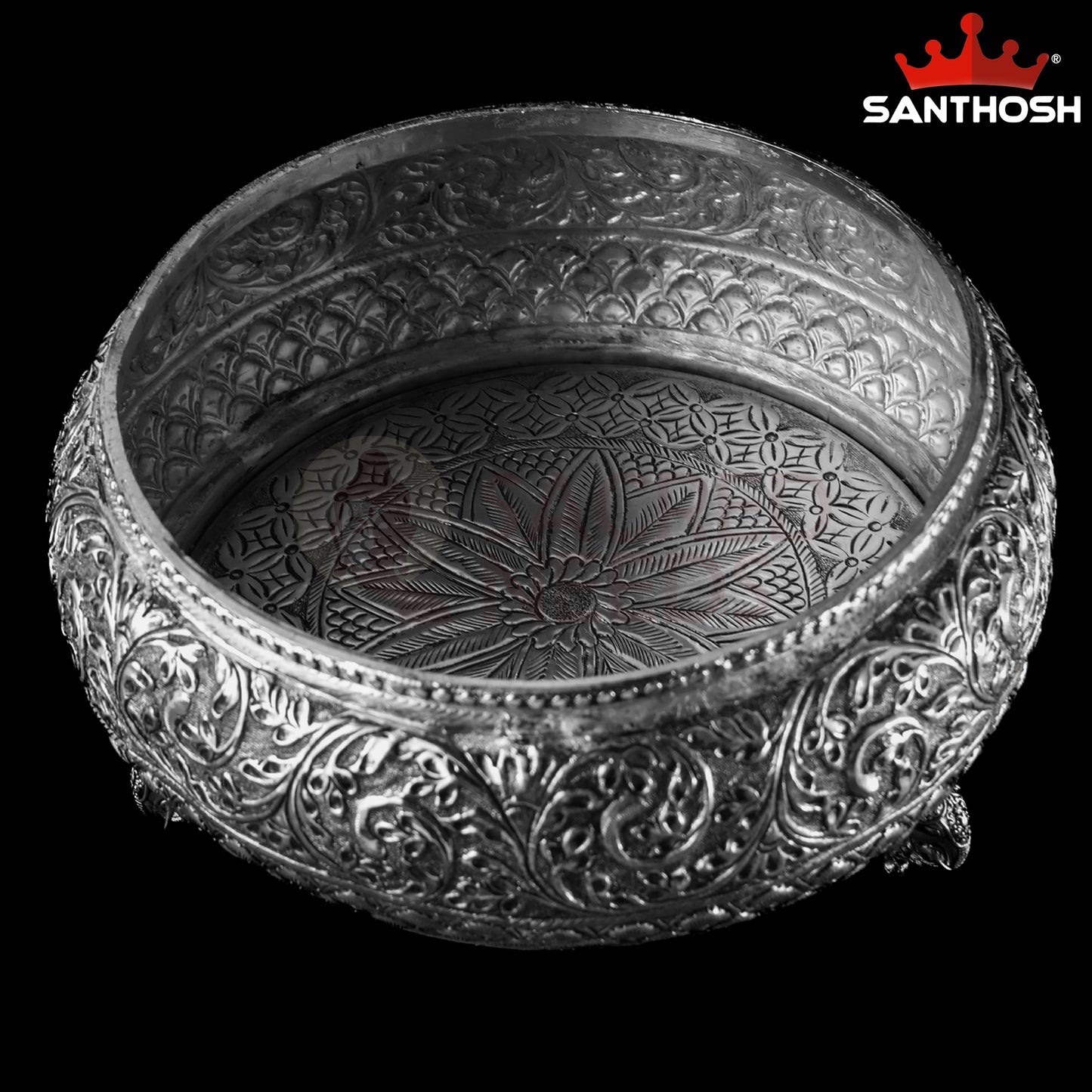 Sacred Needs Copper Elephant Urli – 4.9 Inch (12.4cm) Height | Decorative Urli Bowl with Elephant Design for Home & Festive Décor