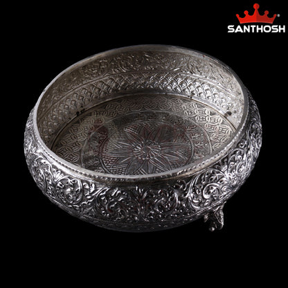 Sacred Needs Copper Elephant Urli – 4.8 Inch (12.2cm) Height | Decorative Urli Bowl with Elephant Design for Home & Festive Décor