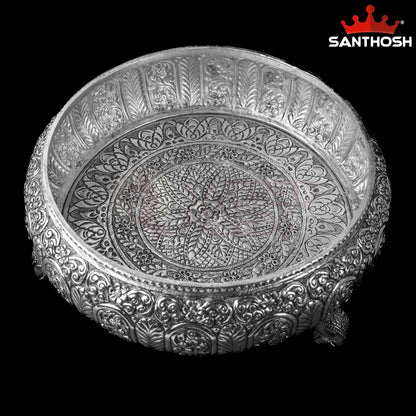 Sacred Needs Copper Elephant Urli – 5.2 Inch (13.2 cm) Height | Decorative Urli Bowl with Elephant Design for Home & Festive Décor