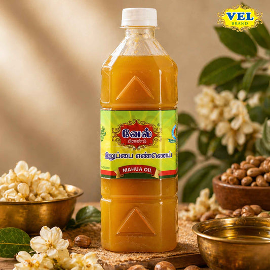 Vel’s Ehuppai Oil for Pooja & Lamps | Traditional Oil for Lighting Diyas, Temple Use & Spiritual Rituals