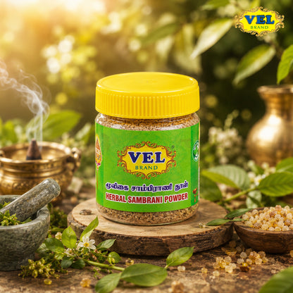 Sacred Needs Vel’s Mooligai Sambrani | Traditional Herbal Sambrani Cups for Pooja, Meditation, Home Fragrance & Spiritual Cleansing