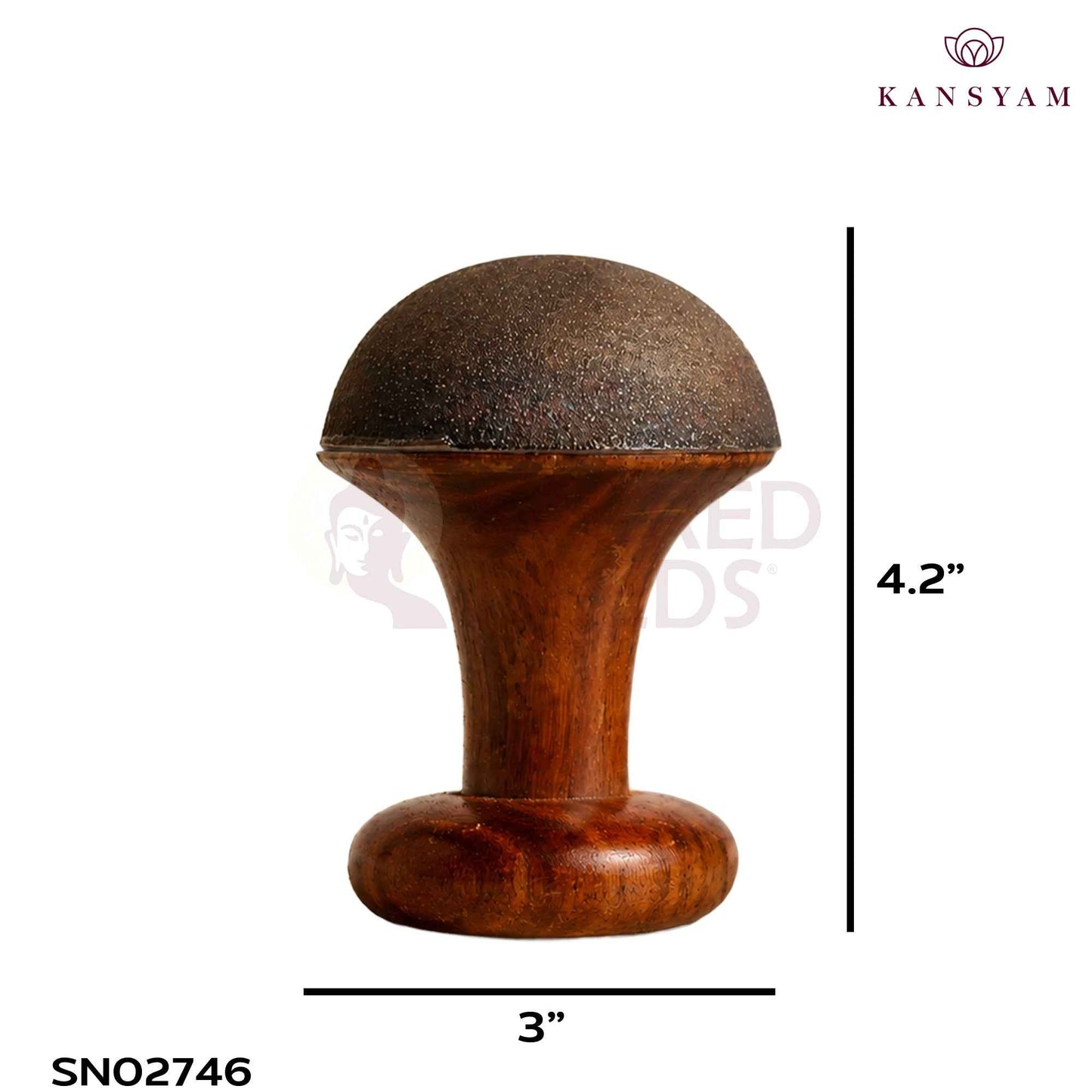 Sacred Needs Bronze Handy Massager – 4.2 Inch (10.7 cm) Height | Traditional Bronze Handheld Acupressure Massager for Relaxation & Wellness