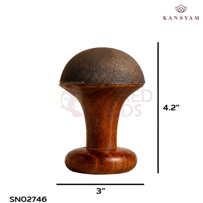 Sacred Needs Bronze Handy Massager – 4.2 Inch (10.7 cm) Height | Traditional Bronze Handheld Acupressure Massager for Relaxation & Wellness