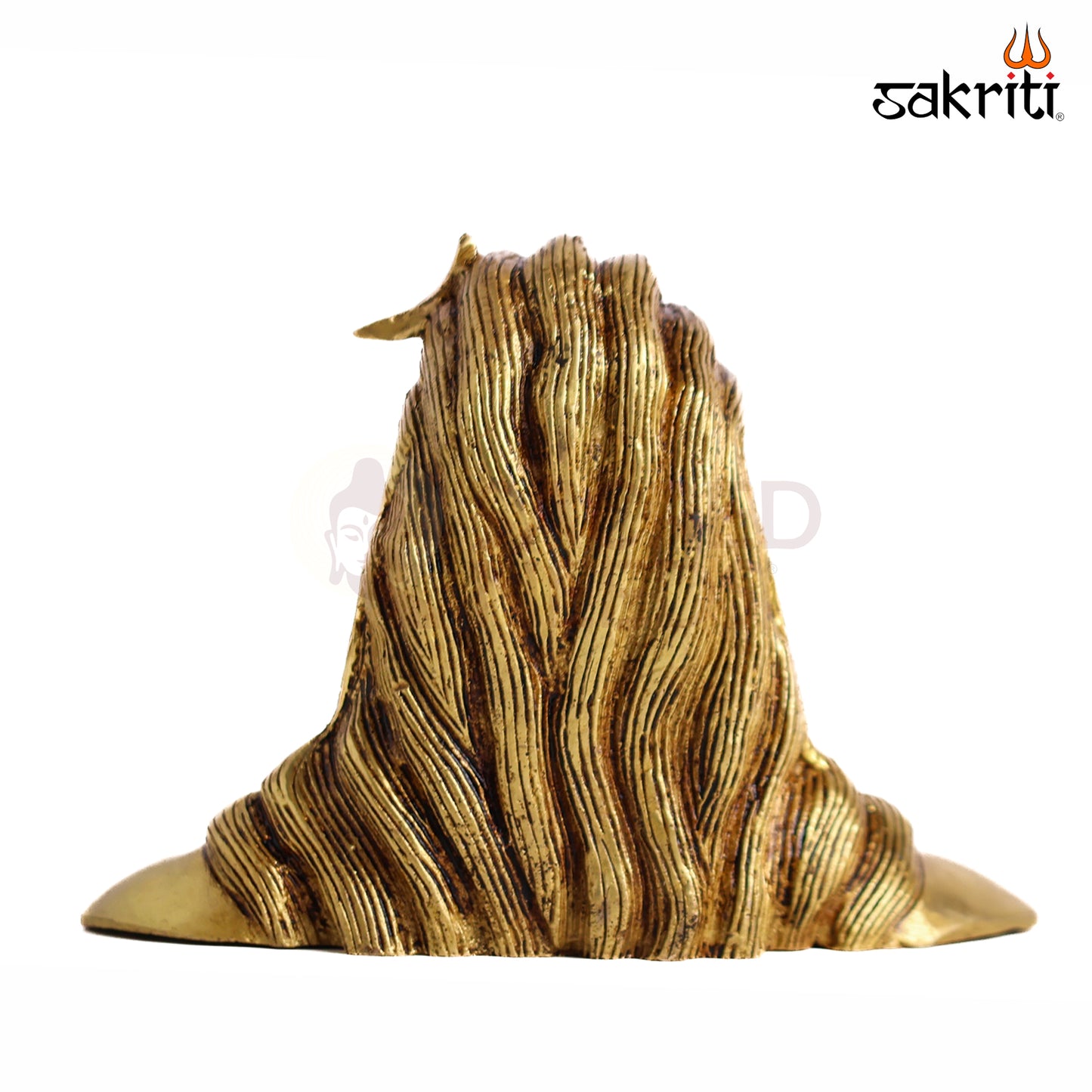 Sacred Needs Brass Adiyogi Shiva Idol – 4.3 Inch (10.9 cm) Height | Lord Shiva Adiyogi Statue for Meditation, Yoga, Home Temple & Spiritual Décor