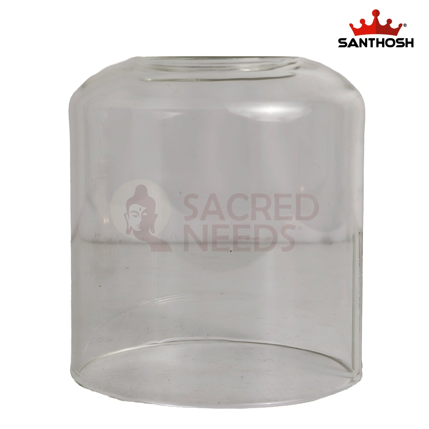 Sacred Needs Brass ICC Akhand Deepam – 5 Inch (12.7 cm) Height | Traditional Brass Akhand Jyoti Oil Lamp for Pooja Room, Temple, Diwali & Daily Worship