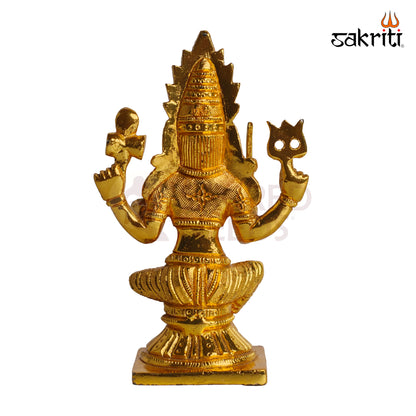 Sacred Needs Brass Mariamman Idol – 6.1 Inch (15.5 cm) Height | Goddess Mariamman Brass Statue for Pooja Room, Home Temple, Navaratri & Spiritual Décor