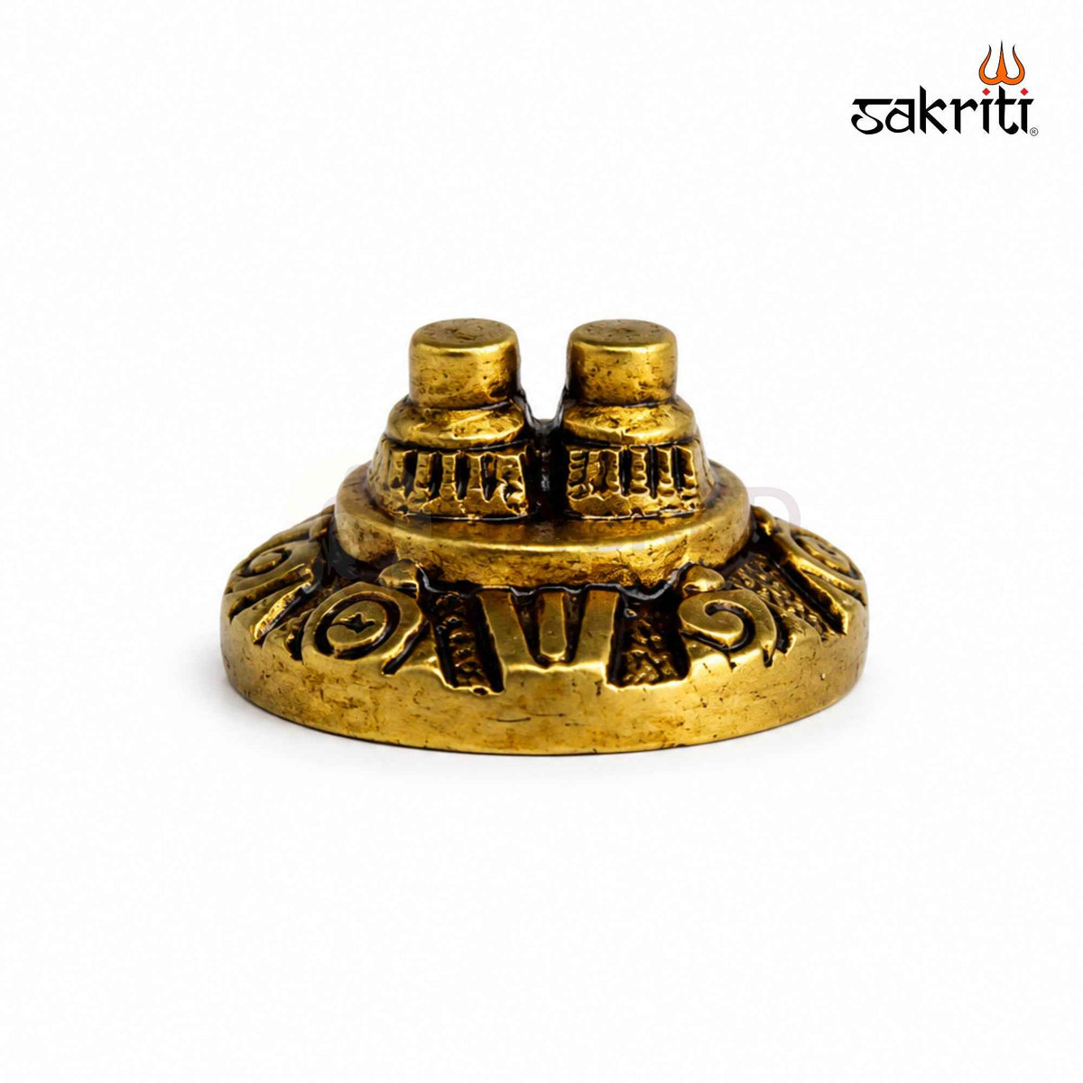 Brass Perumal Padam – 1 Inch (2.5 cm) Height | Lord Vishnu Footprint for Pooja Room, Temple & Devotional Décor