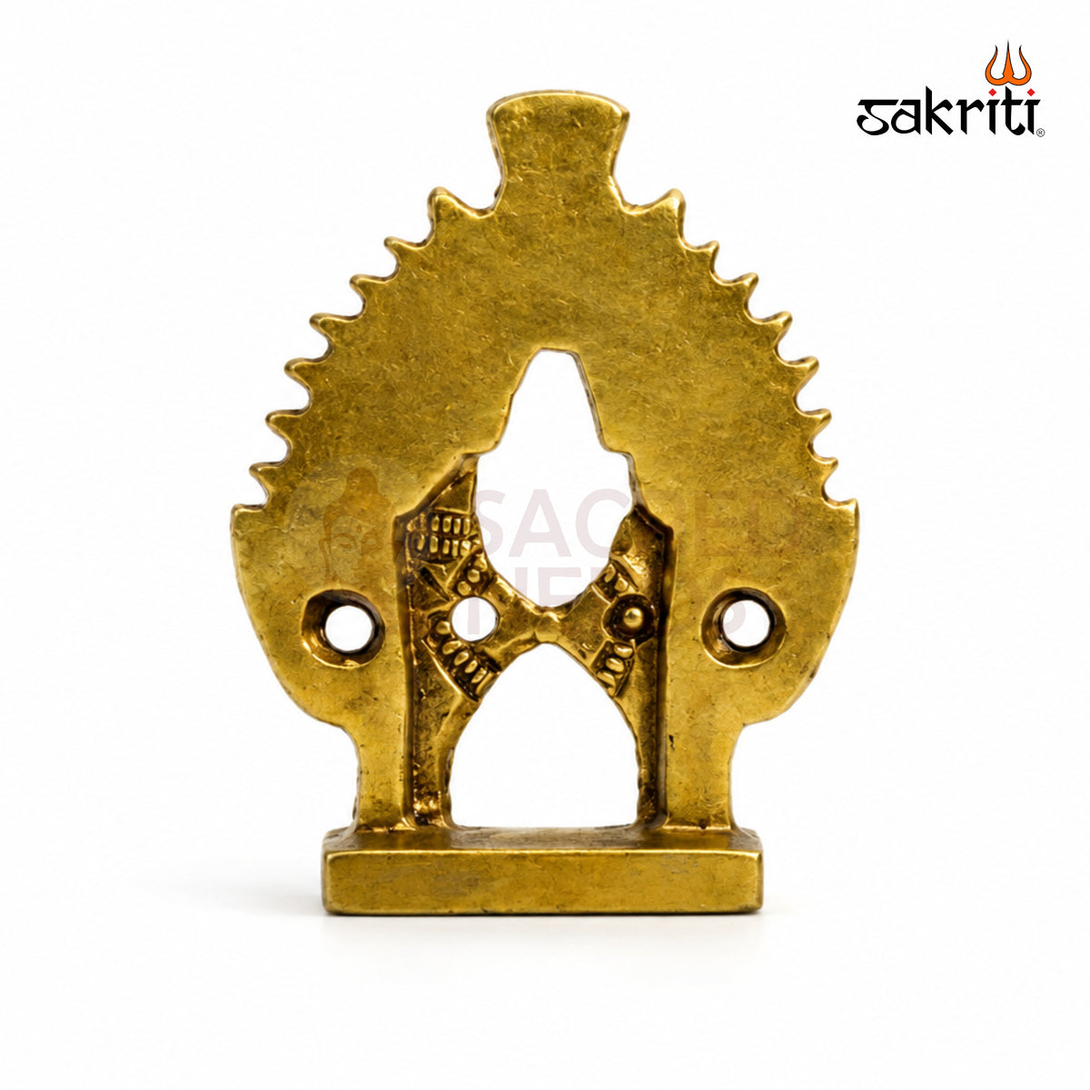 Brass Vitthal Rukmini Idol Set – 2.8 Inch (7.1 cm) Height | Lord Vitthal and Rukmini Statue for Pooja Room & Home Temple