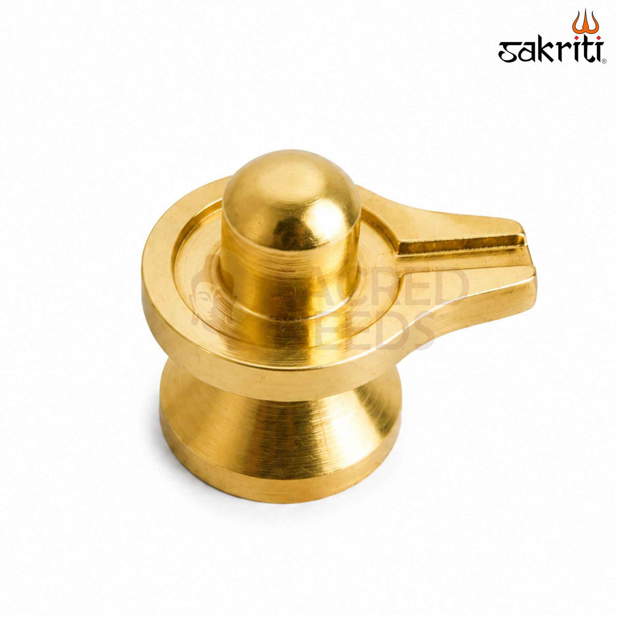 Brass Baby Shiva Lingam – 1 Inch (2.5 cm) Height | Small Brass Shivling for Pooja Room, Home Temple & Daily Worship