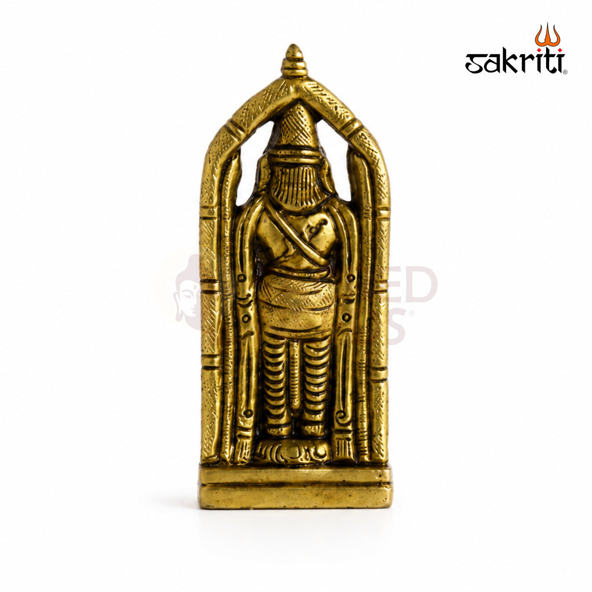 Brass Balaji Idol – 4 Inch (10.2 cm) Height | Lord Venkateswara Statue for Pooja Room, Home Temple & Devotional Décor