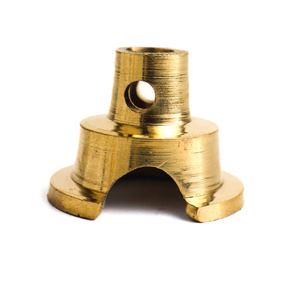 Sacred Needs Brass Thiri Stand / Wick Holder – 0.8 Inch (2 cm) Height | Traditional Brass Wick Holder for Oil Lamps, Diya & Pooja Rituals