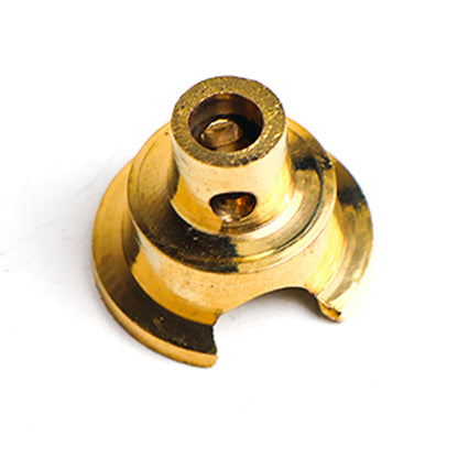 Sacred Needs Brass Thiri Stand / Wick Holder – 0.8 Inch (2 cm) Height | Traditional Brass Wick Holder for Oil Lamps, Diya & Pooja Rituals