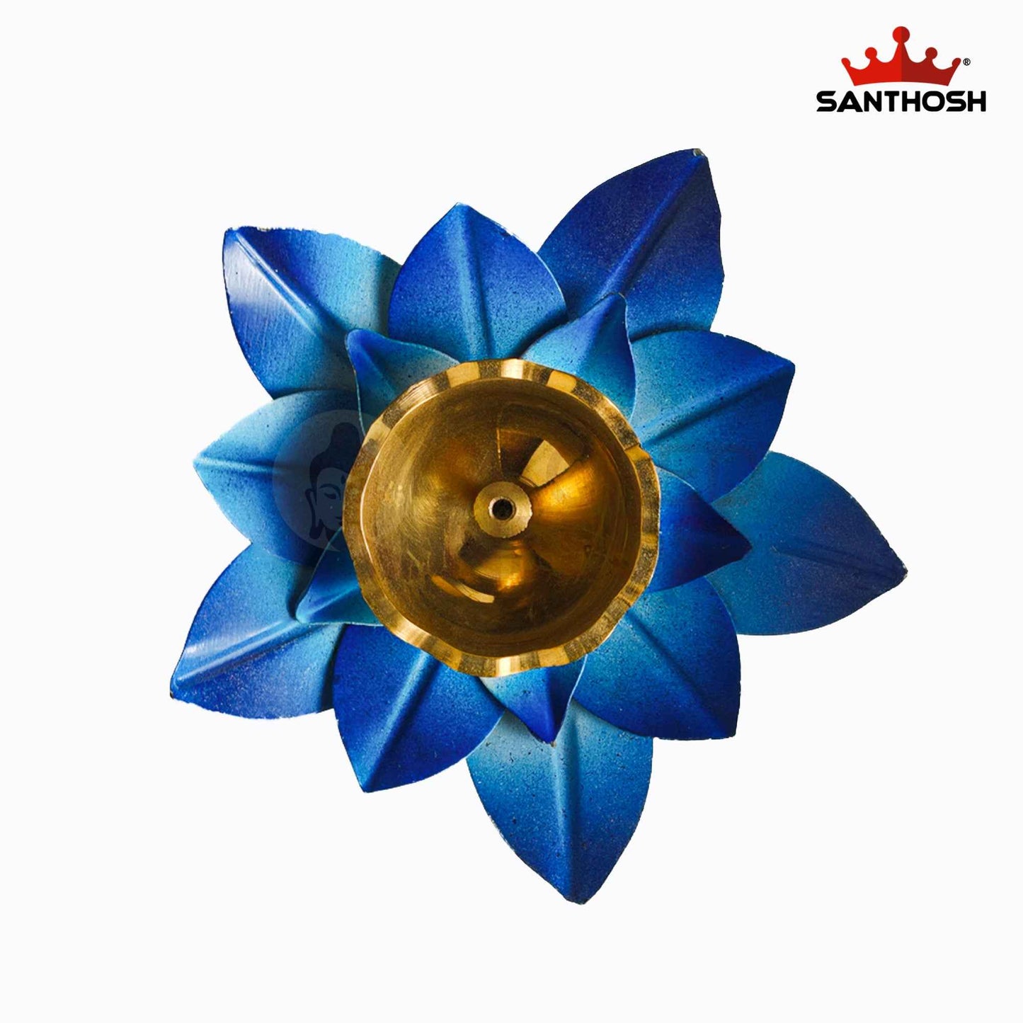 Sacred Needs Brass 3-Layer Lotus Pyali Deepam – 1.5 Inch (3.8 cm) Height | Traditional Lotus Design Brass Oil Lamp for Pooja, Temple & Festive Decor